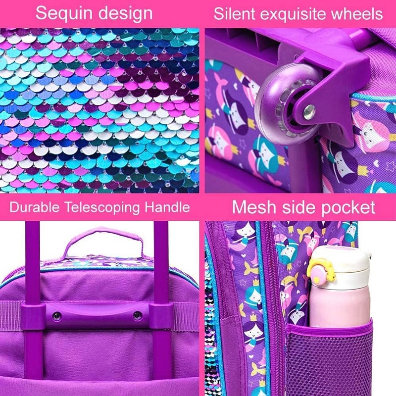 GXTVO Kids Suitcase with Wheels for Girls and Boys, Rolling Carry on Luggage for Toddler Children - Image 5